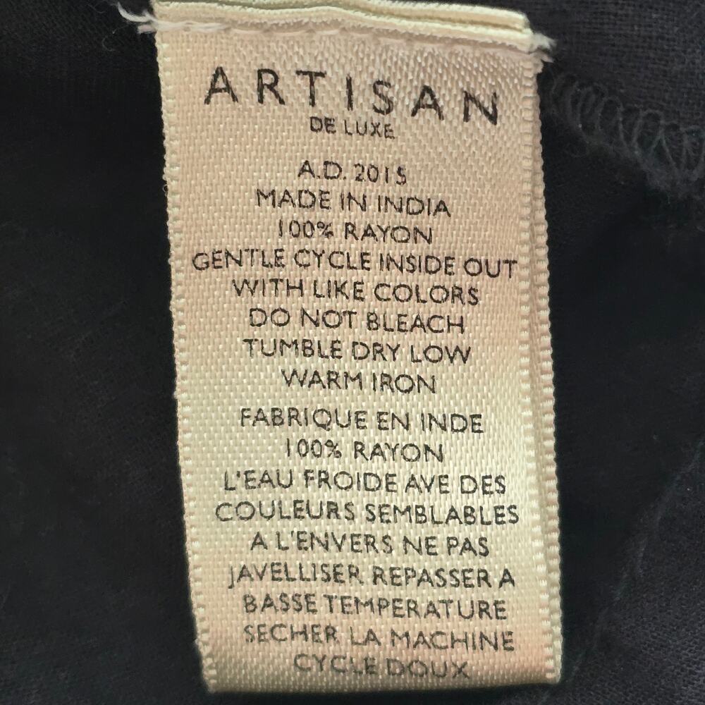 Artisan de Luxe Embroidered Maxi Dress S Black artisan to wear Resort Festival - Picture 11 of 12